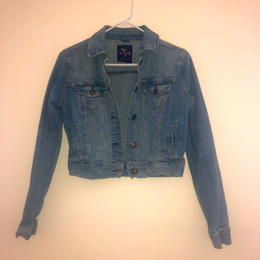 💋PY 1998 California  Distressed Jean Jacket💋